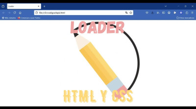 Cómo crear un loader en HTML y CSS - Web development