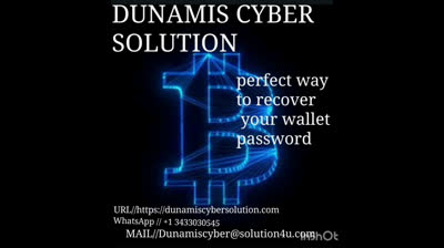 TEACHING OF HOW my LOST WALLET PASSWORD WAS RECOVER FROM  DUNAMIS CYBER SOLUTION