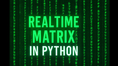 Matrix Rain Code + Program Multicolor Multispeed