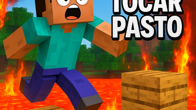 Minecraft pero no puedo tocar el pasto