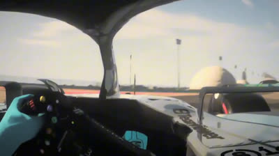 George Russell - Helmet Cam Bahrein