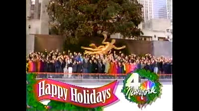 WNBC 4 New York - Holiday Sing-Along promo - Mid-Late December 1994