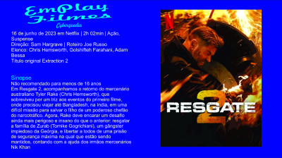 Resgate 2 (2023) Ação, Suspense