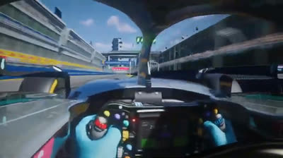 George Russell - Singapur Helmet Cam