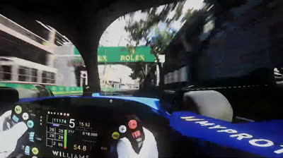 Alexander Albon - Helmet Cam Monaco