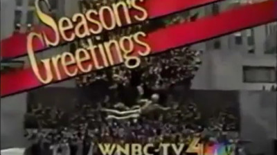 WNBC Channel 4 - Season's Greetings promo - Mid-Late December 1986