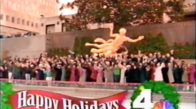 WNBC NBC4 - Holiday Sing-A-Long promo - MId-Late December 1995 - 1-Minute Variation