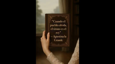 “Versos y Citas para enterrar el poder. De Agustina la Grande " ??