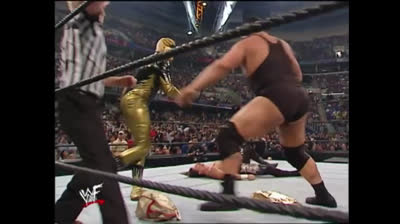 2002.03.14 ⭐ Goldust runs-in Al Snow vs Big Show (HC Title) ⭐ WWF Smackdown