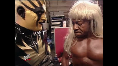 2002.04.29a ⭐ BookDust promo + Goldust interferes Booker T vs Rob Van Dam ⭐ WWF Raw