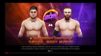 Buddy Murphy vs TJP (WWE 2K19)