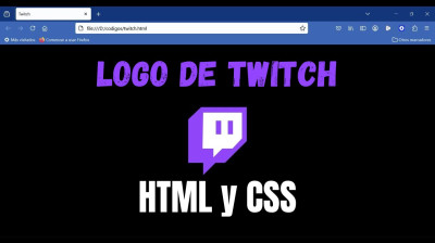Cómo hacer el logo de Twitch en HTML y CSS - Web development