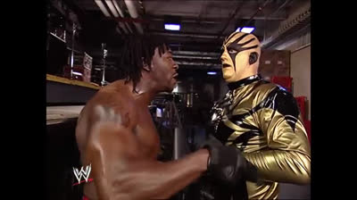 2002.07.08a ⭐ Goldust helps Booker T against Benoit & Guerrero + BookDust promo ⭐ WWE Raw