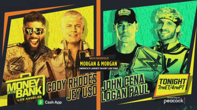 Cody Rhodes & Jey Uso vs John Cena & Logan Paul (Full Match)