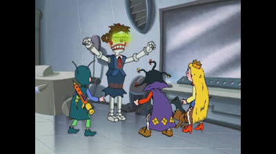 Mona la Vampira - La Señorita Gotto Robot / El Mago del Laser